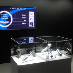 5つの製品展示コーナーを設置