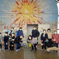「駅前広場をキレイな空間にしたい！」と集まった