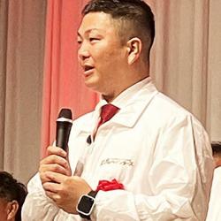 未来につなげると佐々木新会長