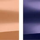 左からComfort Beige、Florid Clay、Cream Apricot Orange、Dreamscape、Futopia、Chloro Gleam