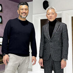 田島社長㊧と門脇社長㊨