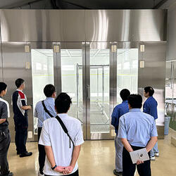 ガス式焼付熱風乾燥炉(栗田工業) ガス式焼付熱風乾燥炉(栗田工業)