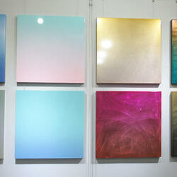 粉体塗装によるグラデーション