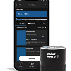 ②スマホに色情報が表示される