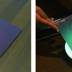 光の透過を生かした意匠