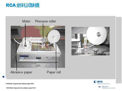 RCA摩耗試験機